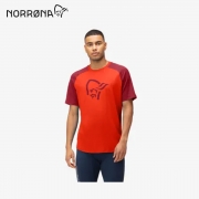 [23/24 NORRØNA 노로나] MENNorrøna pureUll T-shirtColor : Arednalin/Rhubarb€99