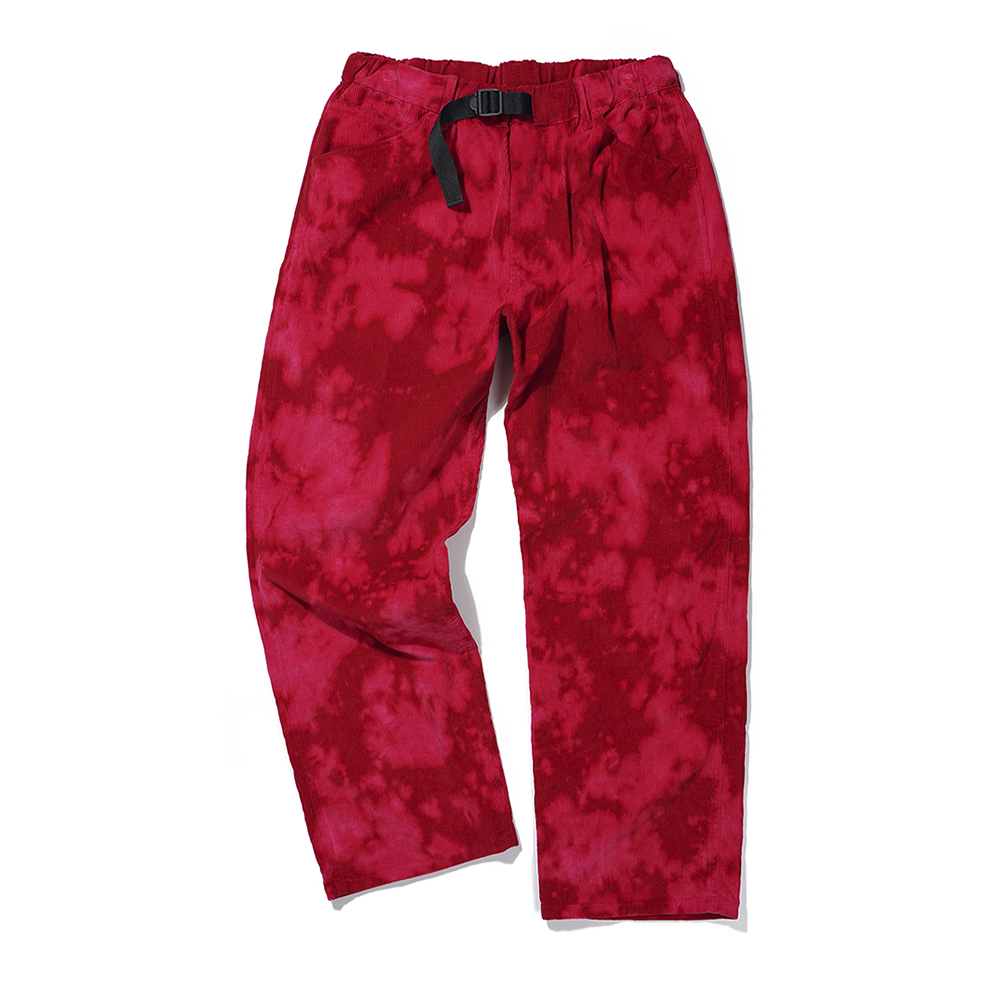 CORDUROY DYING PANTS  RED