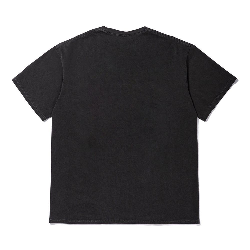 TIME POST PIGMENT SHORT SLEEVE  CHARCOAL