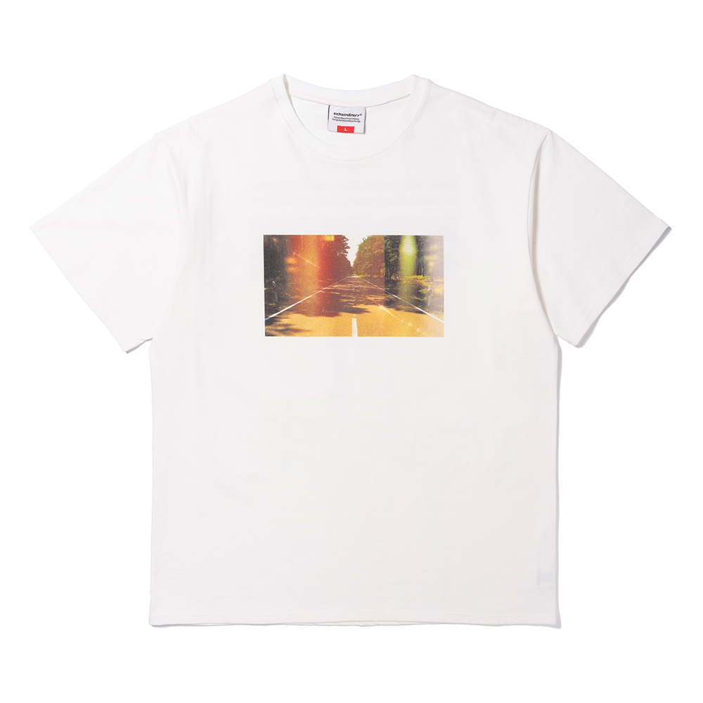 END OF THE ROAD TEE  OFF WHITE