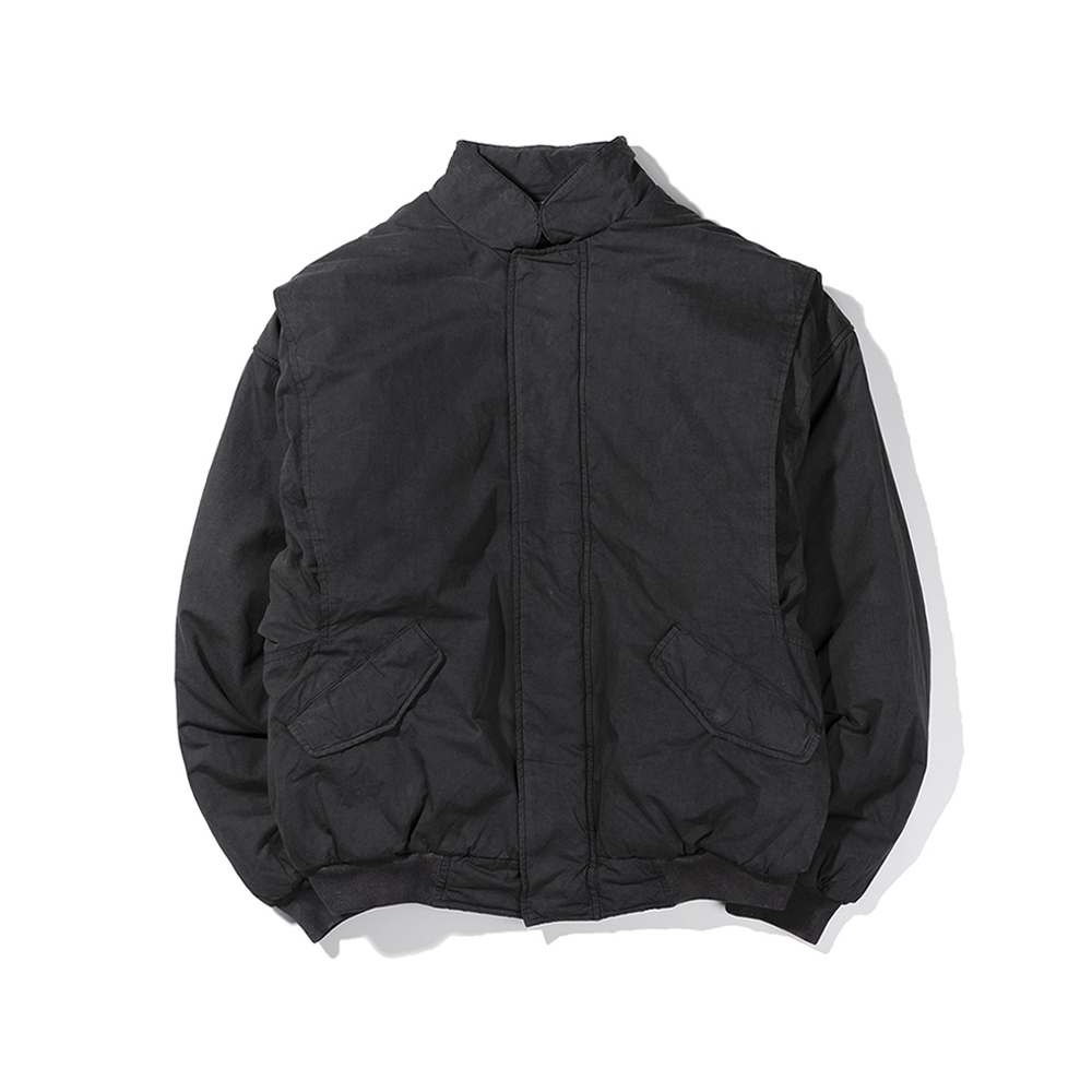 BOMBER PIGMENT PADDED JACKET CHARCOAL